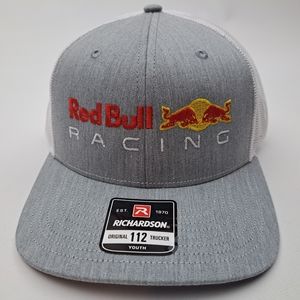Red Bull Racing Youth Richardson 112 Trucker Mesh Snapback Cap Hat